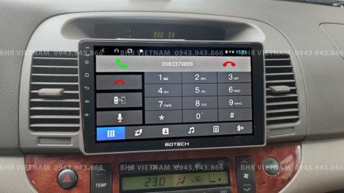 Màn hình DVD Android xe Toyota Camry 2003 - 2005 | Gotech GT6 New
